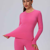 Seamless Long Sleeve Workout Top