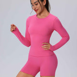 Seamless Long Sleeve Workout Top