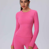 Seamless Long Sleeve Workout Top