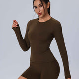 Seamless Long Sleeve Workout Top