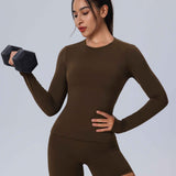 Seamless Long Sleeve Workout Top