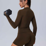 Seamless Long Sleeve Workout Top