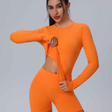 Seamless Long Sleeve Workout Top