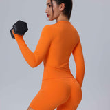 Seamless Long Sleeve Workout Top