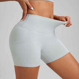 High-Waist Pocket Yoga Shorts