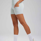 High-Waist Pocket Yoga Shorts