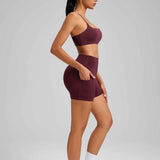 High-Waist Pocket Yoga Shorts