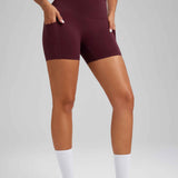 High-Waist Pocket Yoga Shorts