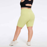 Plus Size High-Waist Biker Shorts