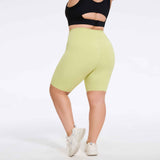 Plus Size High-Waist Biker Shorts