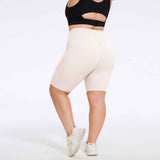 Plus Size High-Waist Biker Shorts