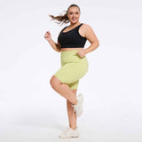 Plus Size High-Waist Biker Shorts