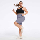Plus Size High-Waist Biker Shorts