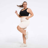 Plus Size High-Waist Biker Shorts