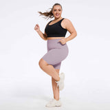 Plus Size High-Waist Biker Shorts