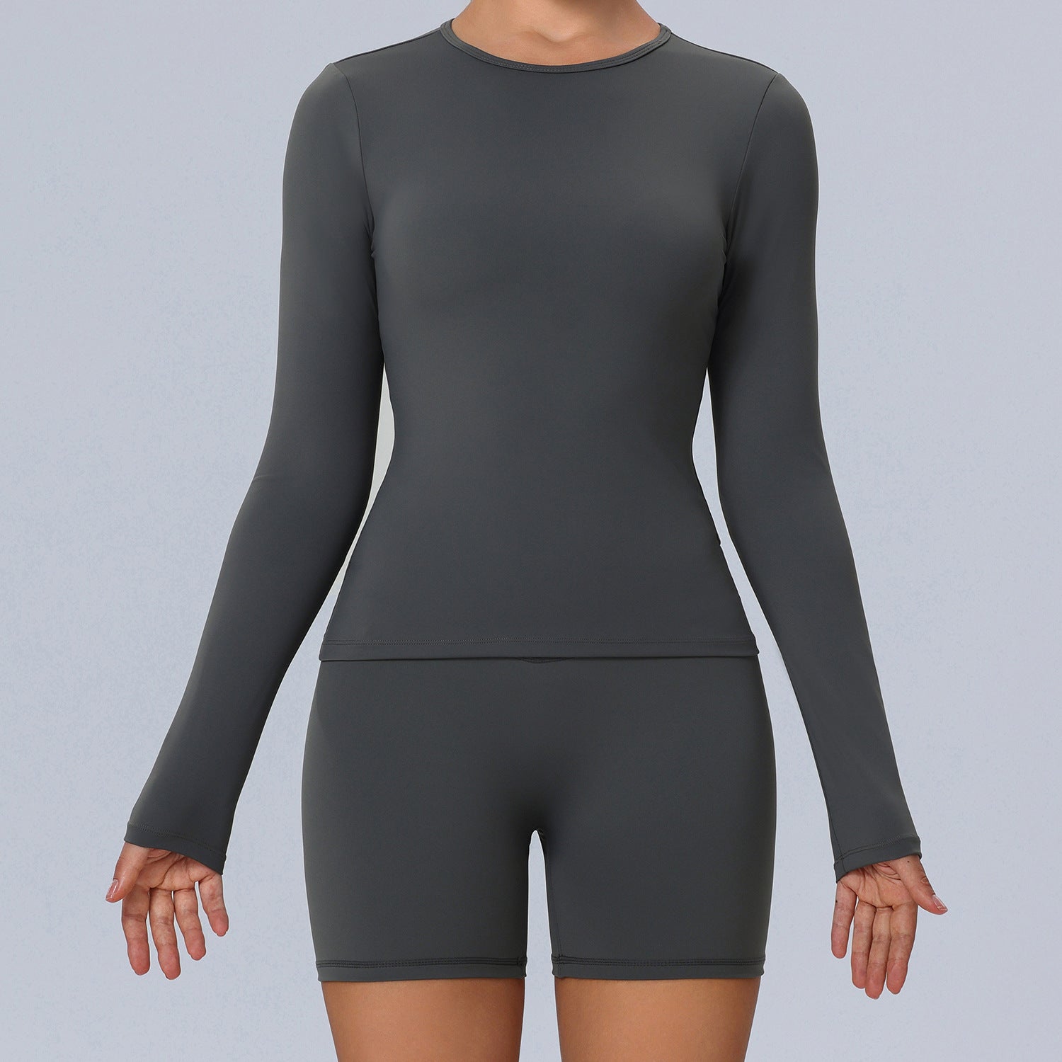Seamless Long Sleeve Workout Top