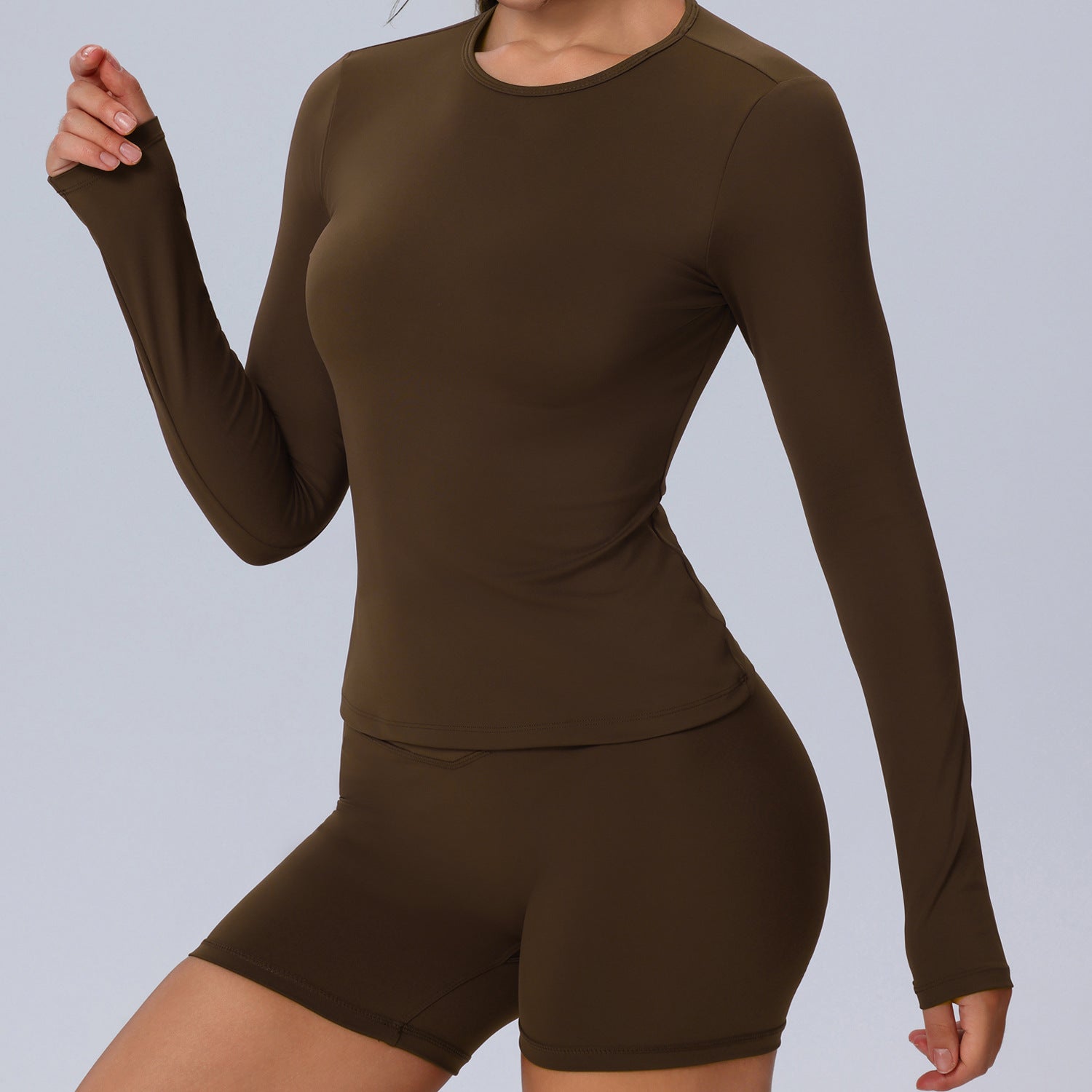 Seamless Long Sleeve Workout Top
