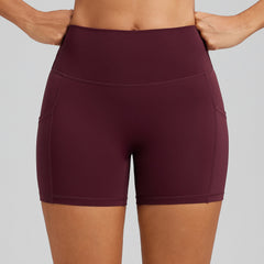 High-Waist Pocket Yoga Shorts