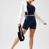 Eco High Waist Peach Lift Biker Shorts