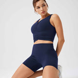 Eco High Waist Peach Lift Biker Shorts