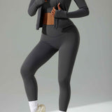 Seamless Zip-Up Workout Jacket