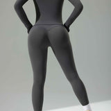 Seamless Zip-Up Workout Jacket