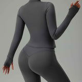 Seamless Zip-Up Workout Jacket