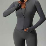 Seamless Zip-Up Workout Jacket