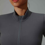 Seamless Zip-Up Workout Jacket