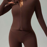 Seamless Zip-Up Workout Jacket