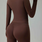 Seamless Zip-Up Workout Jacket