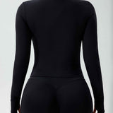 Seamless Zip-Up Workout Jacket