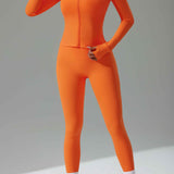 Seamless Zip-Up Workout Jacket