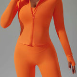 Seamless Zip-Up Workout Jacket