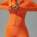 Seamless Zip-Up Workout Jacket