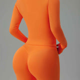 Seamless Zip-Up Workout Jacket