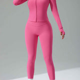 Seamless Zip-Up Workout Jacket