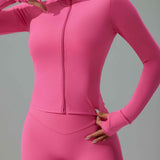 Seamless Zip-Up Workout Jacket