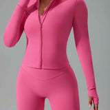 Seamless Zip-Up Workout Jacket
