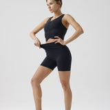 Eco High Waist Peach Lift Biker Shorts