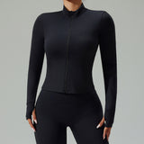 Seamless Zip-Up Workout Jacket