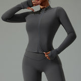 Seamless Zip-Up Workout Jacket