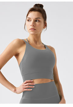 Eco Crisscross Back Padded Sports Bra