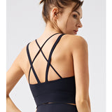 Eco Crisscross Back Padded Sports Bra