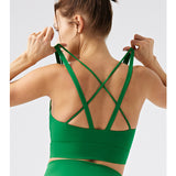 Eco Crisscross Back Padded Sports Bra