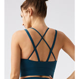 Eco Crisscross Back Padded Sports Bra