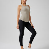 Ribbed Racerback Longline Tank Top