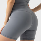 Eco High Waist Peach Lift Biker Shorts