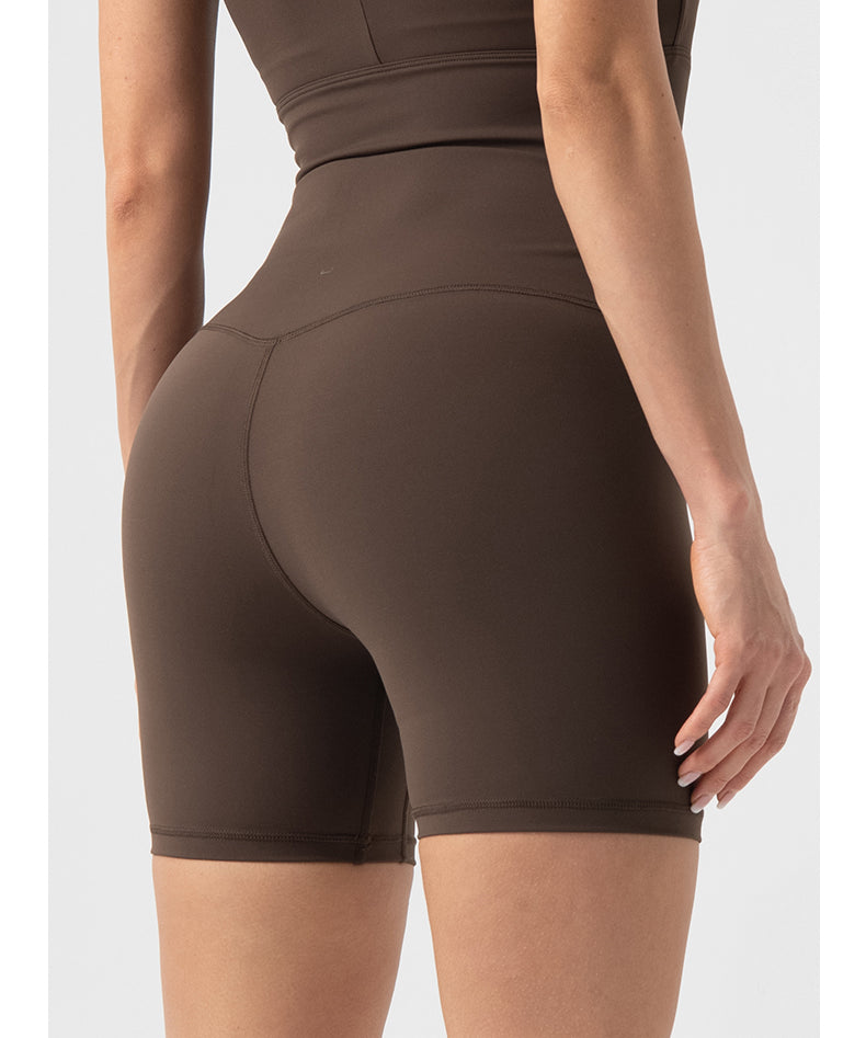 Eco High Waist Peach Lift Biker Shorts