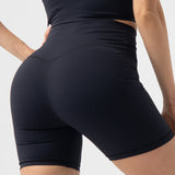 Eco High Waist Peach Lift Biker Shorts